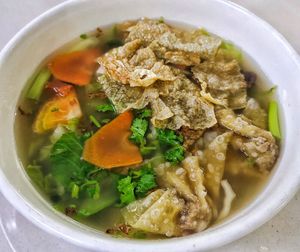 Bitter gourd soup, very delicious, highly recommend at New Joy Deli in Johor Bahru