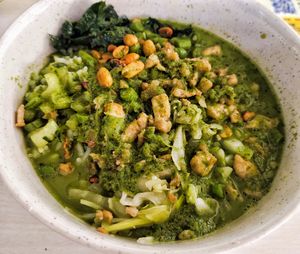 Tuesday special Thunder Tea rice at New Joy Deli in Johor Bahru