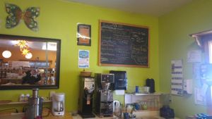 Smoothie board at Mariposa Natural Market and Cafe in Upper Tantallon