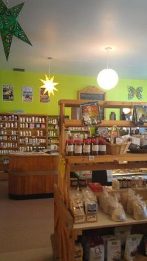 Inside at Mariposa Natural Market and Cafe in Upper Tantallon