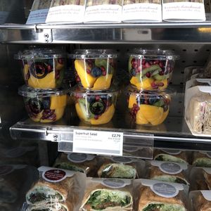 Fruit pots at LHR - Pret A Manger - T4 & 5 in West London