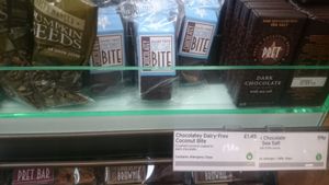 Vegan chocolate at LHR - Pret A Manger - T4 & 5 in West London