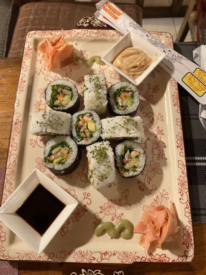 Sushi  at Lands in Love - Vegan Hotel & Resort in Alajuela