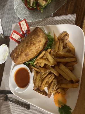 Burrito  at Lands in Love - Vegan Hotel & Resort in Alajuela