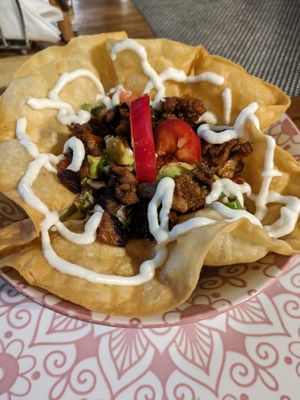 Mexican basket at Lands in Love - Vegan Hotel & Resort in Alajuela