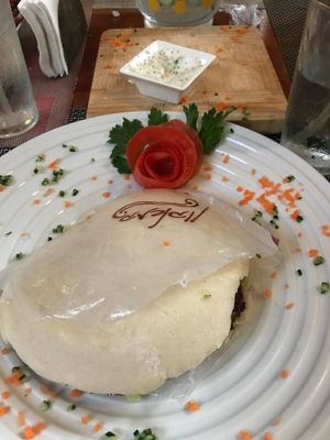 Falafel sandwich at Lands in Love - Vegan Hotel & Resort in Alajuela