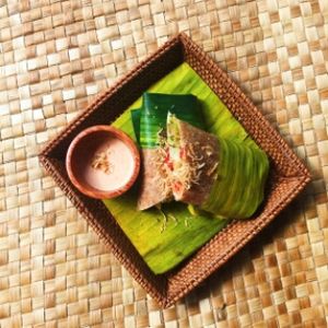 White bean hummus wrap at Pituq - Ikan Duyung in 