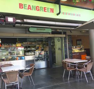 Exterior at Beangreen Vegetarian Cafe in South Yarra