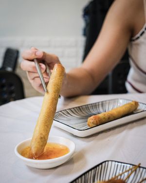 芋頭春卷 at Cheng Si Jie Thai Private Kitchen 鄭​師姐泰式素食私房菜 in Kowloon