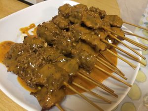 Satay at Cheng Si Jie Thai Private Kitchen 鄭​師姐泰式素食私房菜 in Kowloon
