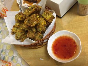 Deep-fried veggie at Cheng Si Jie Thai Private Kitchen 鄭​師姐泰式素食私房菜 in Kowloon
