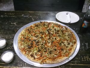"XL Vegan Pizza" at Ronny's Pizza in Tbilisi