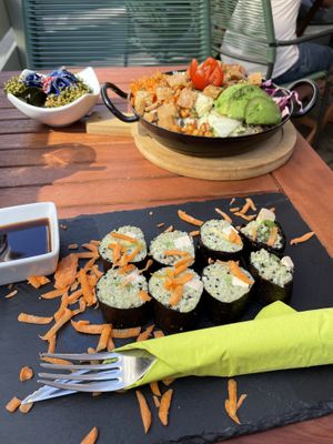 Quinoa Suschi at Veggiezz - Am Salzgriess in Vienna