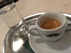 espresso at Veggiezz - Am Salzgriess in Vienna