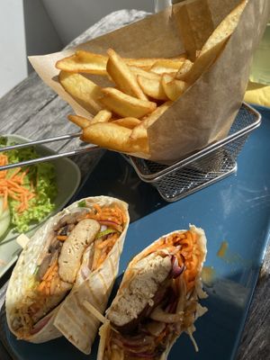 Kimchi sandwich (13 euros)  at Veggiezz - Am Salzgriess in Vienna