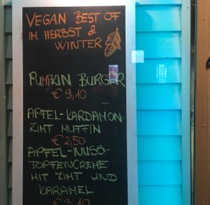 menu at Veggiezz - Am Salzgriess in Vienna