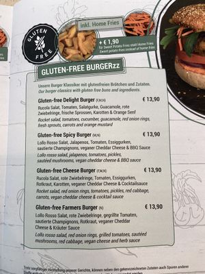 Menu  at Veggiezz - Am Salzgriess in Vienna