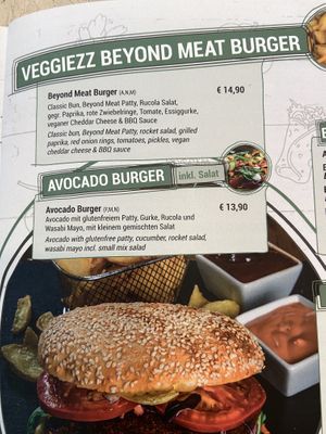 Menu  at Veggiezz - Am Salzgriess in Vienna