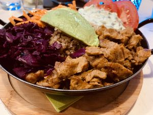 Gyros bowl   at Veggiezz - Am Salzgriess in Vienna