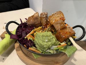 Rainbow Bowl   at Veggiezz - Am Salzgriess in Vienna
