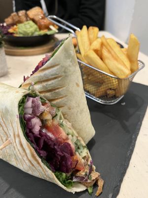 Gyros Wrap   at Veggiezz - Am Salzgriess in Vienna