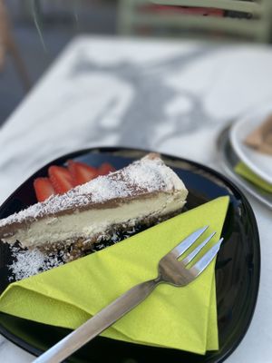 Cheesecake  at Veggiezz - Am Salzgriess in Vienna