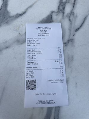   at Veggiezz - Am Salzgriess in Vienna