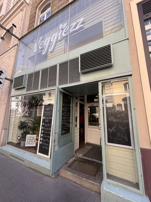 The outside!  at Veggiezz - Am Salzgriess in Vienna