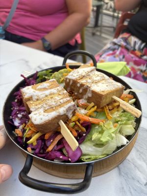 Rainbow bowl  at Veggiezz - Am Salzgriess in Vienna