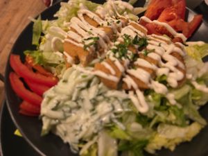Snitzel protein bowl at Veggiezz - Am Salzgriess in Vienna