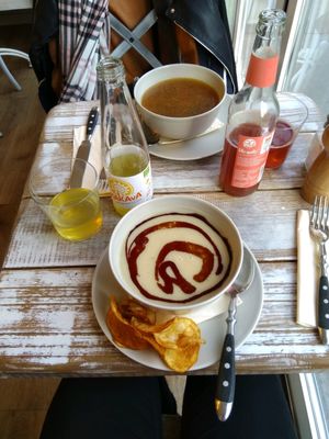 Soups at Veggiezz - Am Salzgriess in Vienna