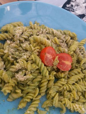 Pasta with Brasil Pesto at Veggiezz - Am Salzgriess in Vienna