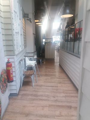 Inside veggiez at Veggiezz - Am Salzgriess in Vienna