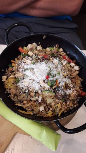 Thai Curry Quinoa at Veggiezz - Am Salzgriess in Vienna