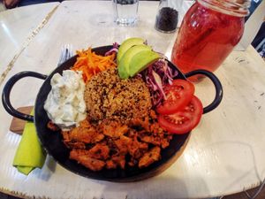 Gyrus bowl at Veggiezz - Am Salzgriess in Vienna