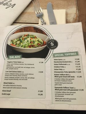 Prices at Veggiezz - Am Salzgriess in Vienna