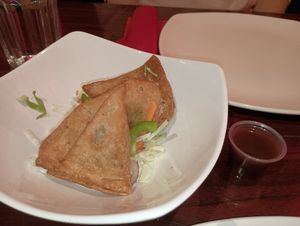 Samosa at India Bhavan in Green Bay