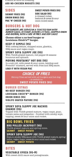 VEGAN MENU 2 at The Phoenix in Coventry