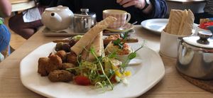 Vegan mezze  at The Veggie Cafe in Ilkley