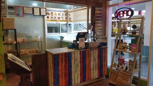 Ice cream area at Buzzz Cafe in Tagbilaran