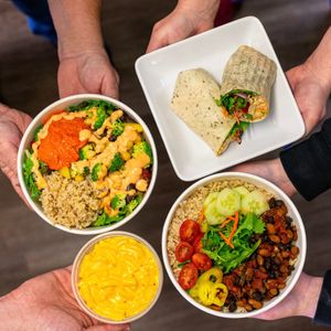 Rice Bowls, Wraps, Salads, & Vegan Mac & Cheese.  at Grazers Restaurant in Kent