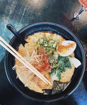 Ramen  at Ramen Hood in Los Angeles