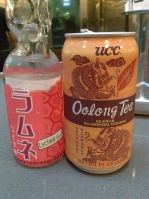 drinks at Ramen Hood in Los Angeles