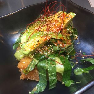 Avocado Toast at Ramen Hood in Los Angeles