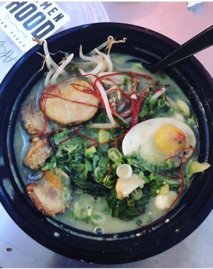 Garlic Noodles at Ramen Hood in Los Angeles