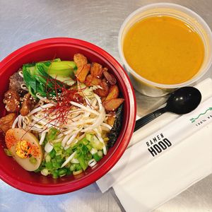   at Ramen Hood in Los Angeles