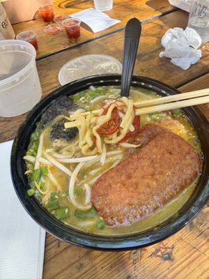 The noodles are so good  at Ramen Hood in Los Angeles