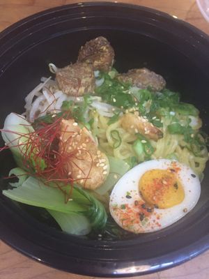 Garlic ramen  at Ramen Hood in Los Angeles