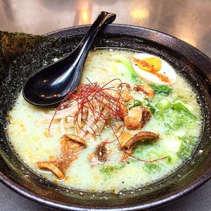 Garlic Ramen  at Ramen Hood in Los Angeles
