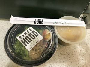Get it to go! at Ramen Hood in Los Angeles